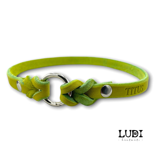 Halsband für Hundemarken „Nature“ - LUDI Handmade